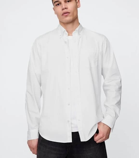 Gap Men's Organic Cotton Poplin Classic Shirt