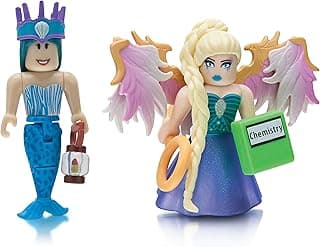 Celebrity Collection - Neverland Lagoon: Crown Collector + Royale High School: Enchantress Two Figure Bundle [Includes 2 Exclusive Virtual Items]