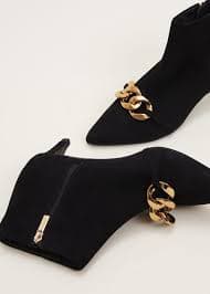 Chain Front Kitten Heel Boot | Phase Eight ROW |