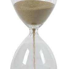 Doug 8 Inch Decorative 1 Minute Hourglass Accent Decor, Taupe Brown Sand - Bed Bath & Beyond - 36977208