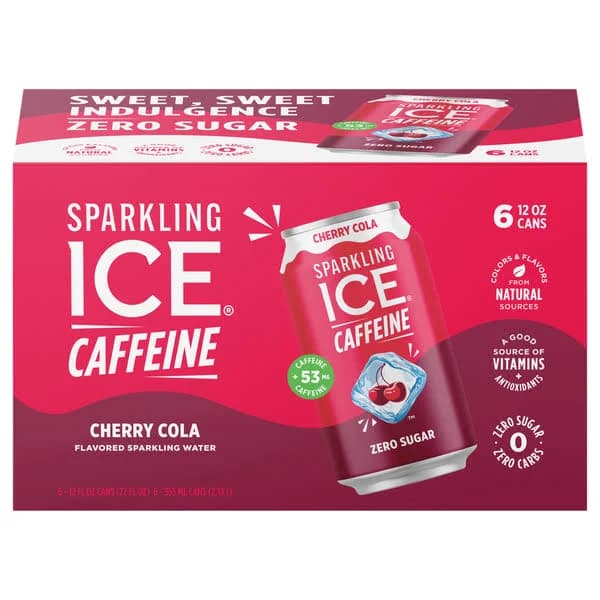 Sparkling Ice Zero Sugar Cherry Cola Sparkling Water