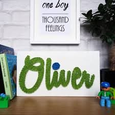 Oliver Unique Gift Idea Custom Name Sign String Art Nursery Decor Personalised Boys Room Decor Christening Birthday Gift Deeisfordaisy - Etsy Canada
