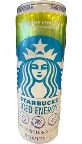 Starbucks Blueberry lemonade iced energy 12 fl oz