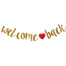 Welcome Back Banner Welcome Back Banner Decor School Party Decor Decorative Paper Banner - Walmart.com