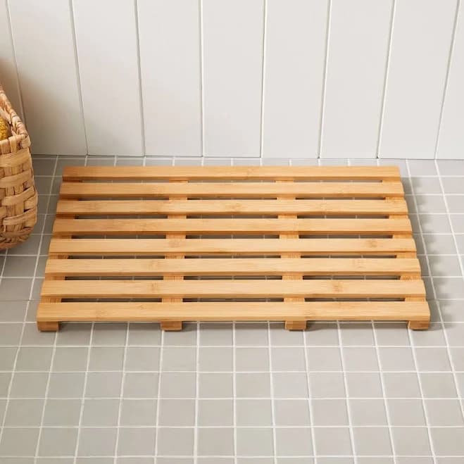 West Elm Slatted Bath Mat