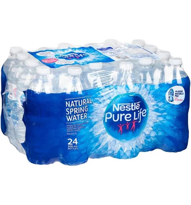 Pure Life Natural Spring Bottled Water