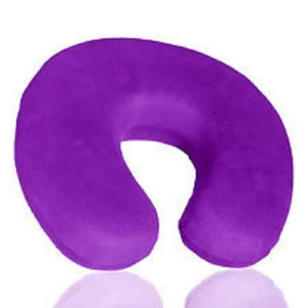 Bookishbunny Child Size or Small Adult Soft Memory Foam U Shaped Travel Neck Head Support Pillow