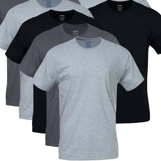 Gildan Men's 10-Pack Crewneck Short Sleeve Tee