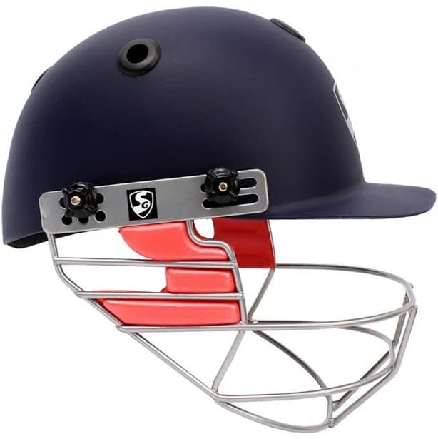 SG OptiPro Cricket Helmet High-Impact ABS Shell Helmet with Adjustable Steel Grill & Superior Ventilation Default Title