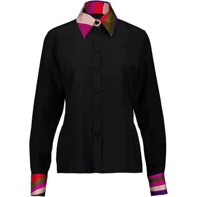 Emilio Pucci Women's Printed Button Down Shirt