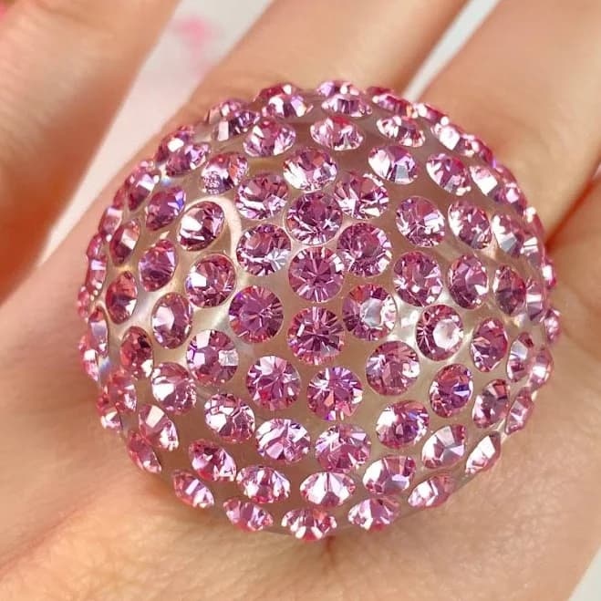 Oversized Crystal Gemstone Ring