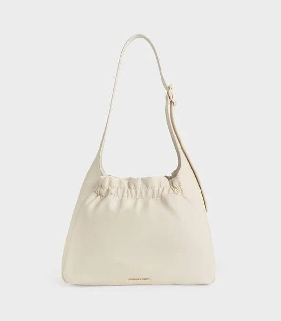 Charles & Keith Brigette Ruched Shoulder Bag