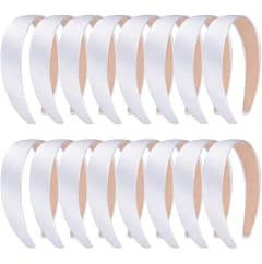 Satin Headbands (16 Pieces)