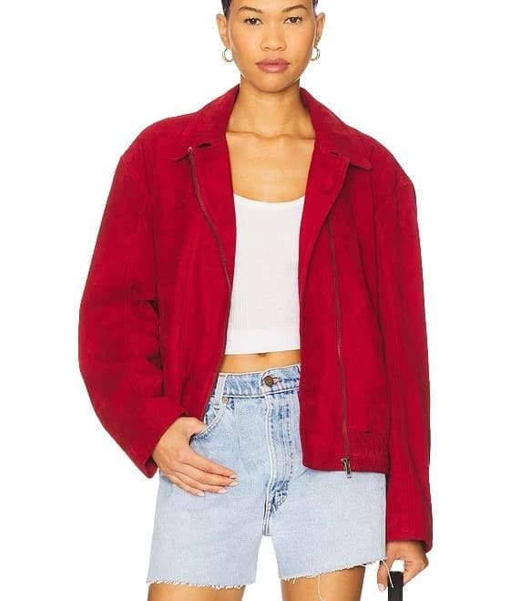 Understated Leather x REVOLVE Rex Bomber Jacket