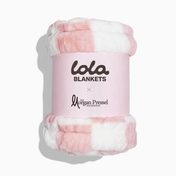 Pink Check | Baby | Life-Changing Softness | Lola Blankets