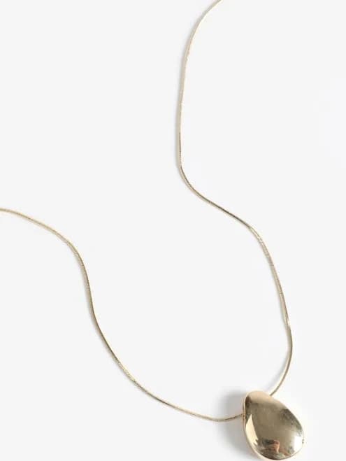 maurices Women's Silver Teardrop Pendant Necklace