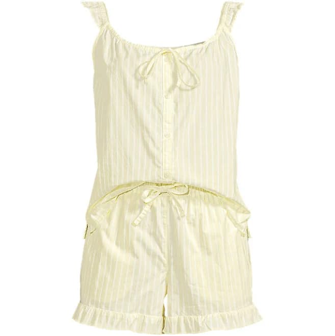 Lands' End Women's Poplin Pajama Set