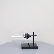 Claxy Glass Light 4.72-in W 1-Light Matte Black Industrial Incandescent Wall Sconce TJ-B3068BU at Lowes.com