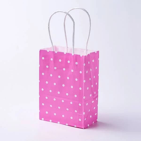 PandaHall Rectangle Kraft Paper Bags