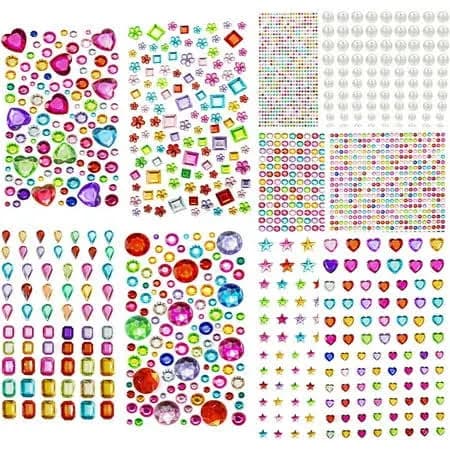 Face Gems Stickers
