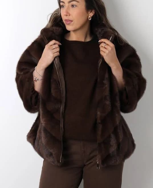 Daniel Short Sleeve Faux Fur Jacket