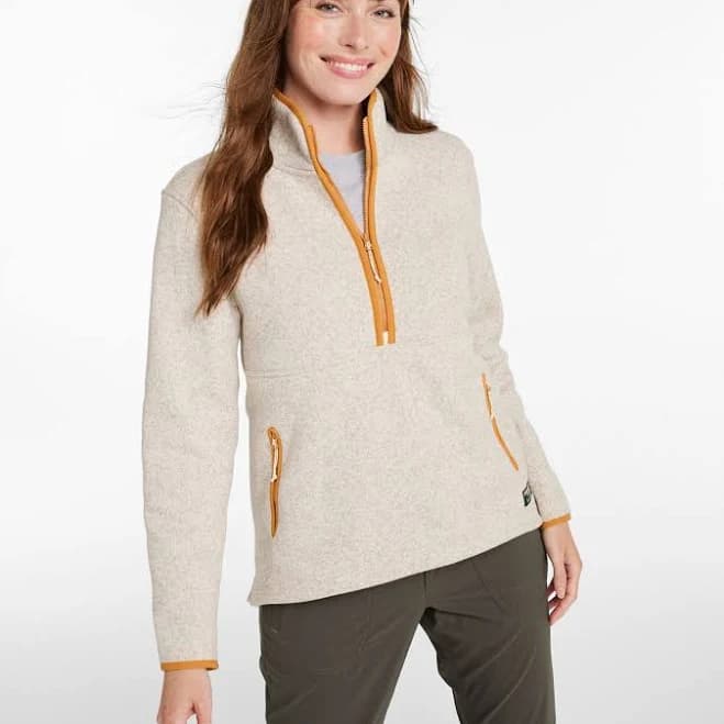 L.L.Bean Women's Fleece Half-Zip Pullover