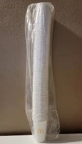 100 McDonald's 7oz paper cups