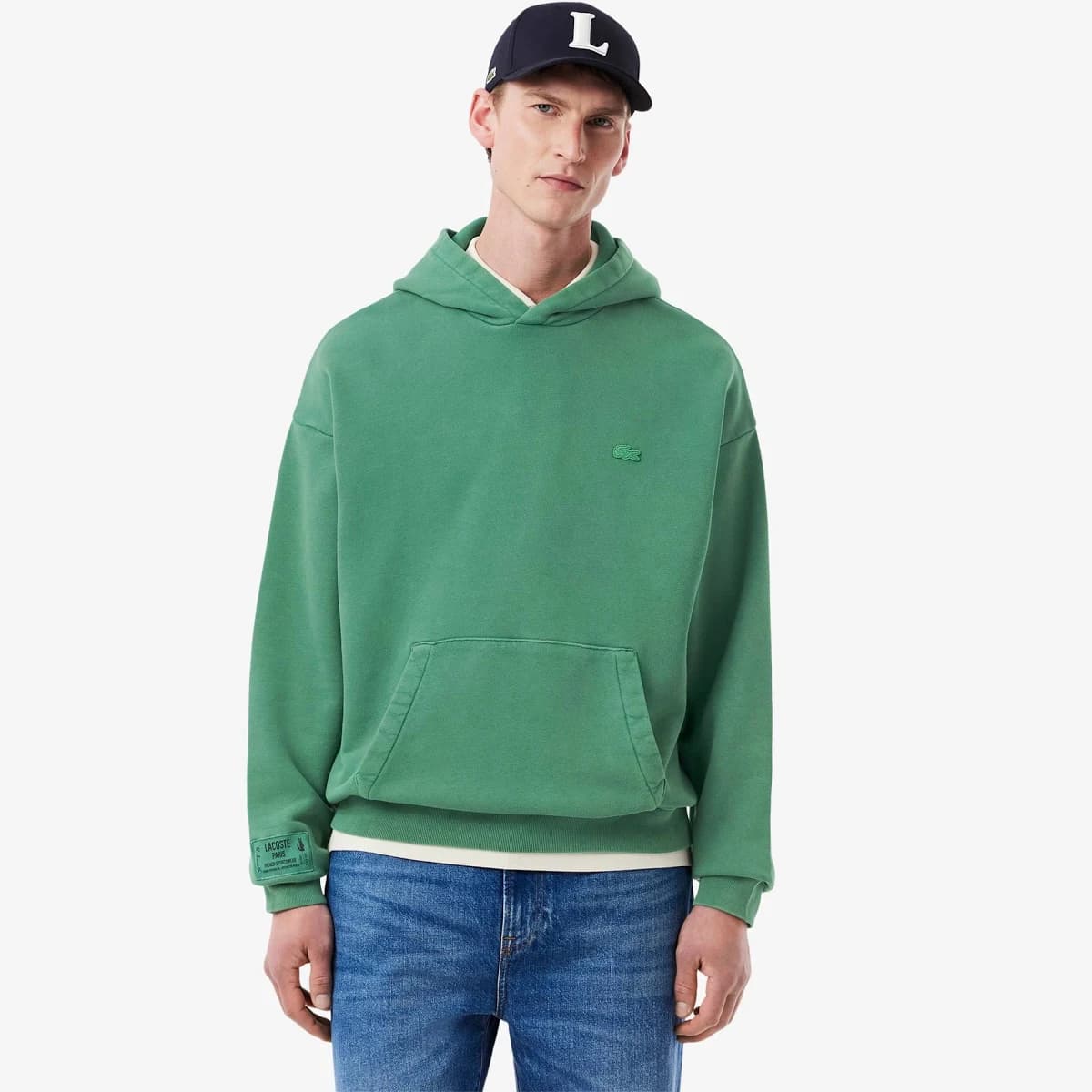 Lacoste Men's Washed Effect Hoodie
