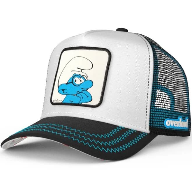 Overlord x Smurfs Brainy Smurf Trucker Cap