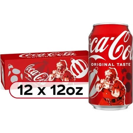 Coca-Cola Classic Soda Pop Fridge Pack 12 fl oz Cans 12 Pack