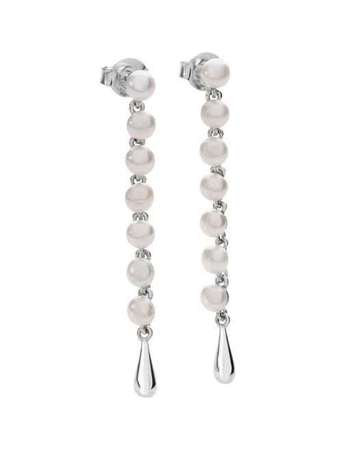 Lucy Quartermaine Royal Pearl Drop Earrings