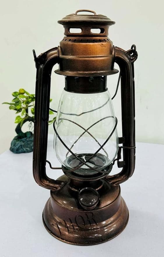 Rustic Copper Candle Lantern Indoor Outdoor Lantern Coastal Decor for Home, Beach House, Rustic Decorative Boat - Walmart Business Supplies