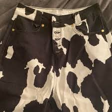 house of sunnny cow printed pants, perfect for... | Depop