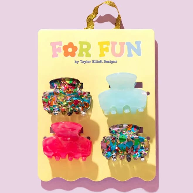 Claw Hair Clip Set (4 PC)