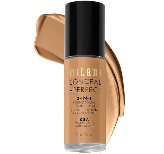 Milani Conceal + Perfect 2 in 1 Foundation 30ml 08A Warm Sand