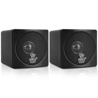 Pyle 3" Mini Cube Bookshelf Speakers