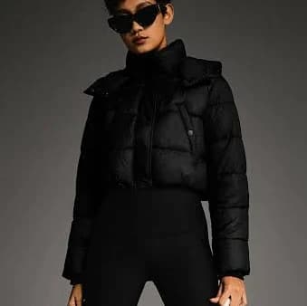 Orolay Women's Urban Essential Cropped Puffer Jacket
