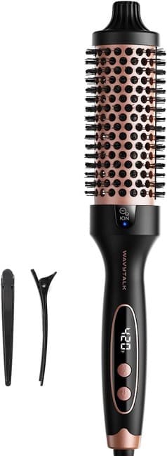 Wavytalk Thermal Brush, 1.5 inch, Tourmaline Ceramic, Negative Ion, ROSE GOLD
