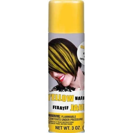 Amscan Hair Spray Party Accessory Yellow