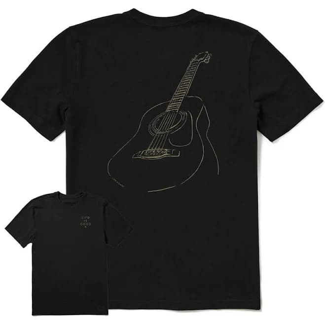 Life Is Good Men's Guitar Short Sleeve T-Shirt