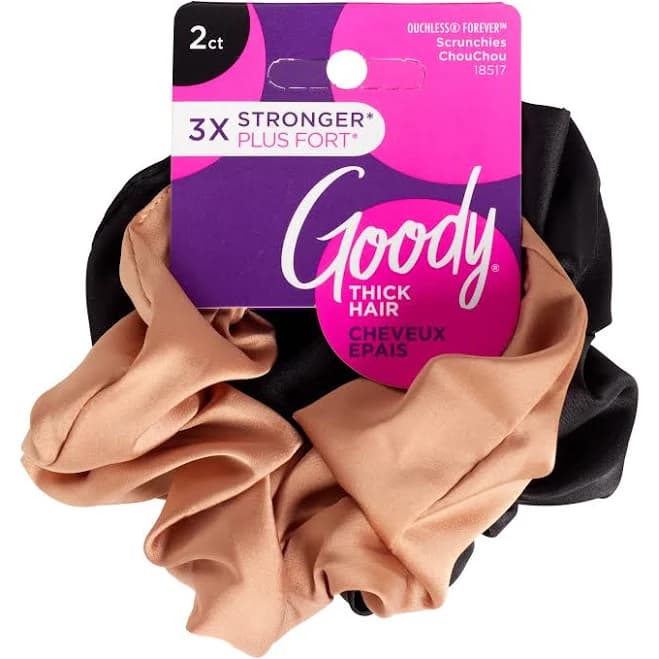 Goody Forever Ouchless Satin Scrunchies