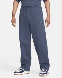 Nike Nike Solo Swoosh Men's Open-Hem Fleece Pants - FN3342-437 | REVERSIBLE