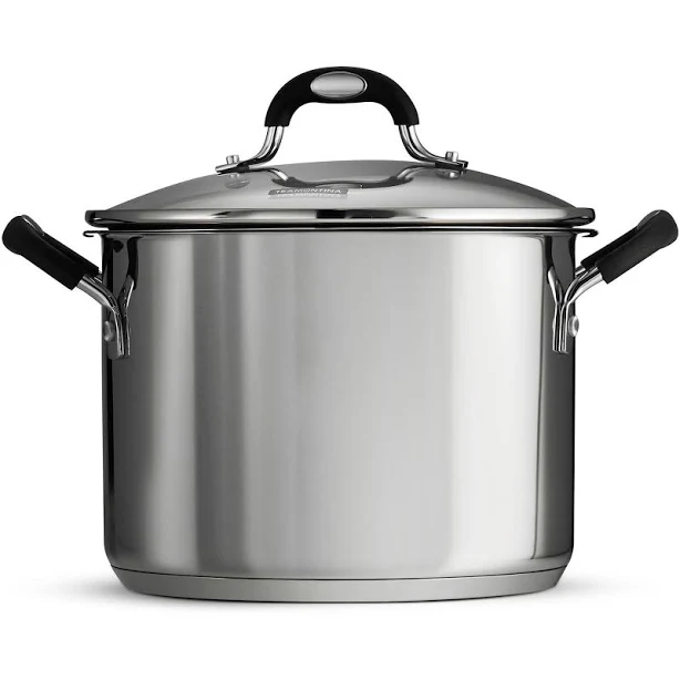 Tramontina Lock-N-Drain Stainless Steel Covered Stock Pot