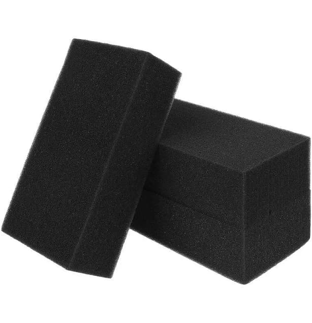 3 Pcs Sponges Cleaning Eraser, Kitchen Sponge for Dish, Non Scratch Sponges for Bathroom, Black, Medium
