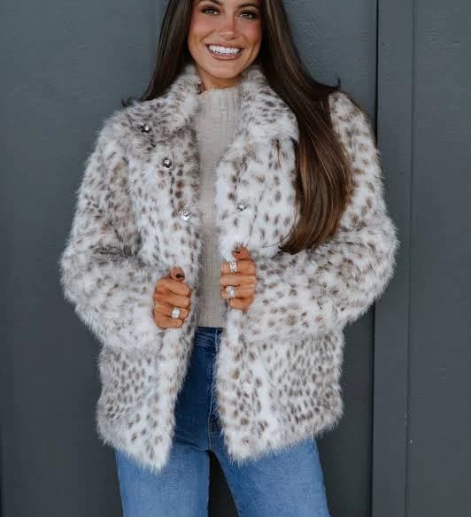 Spotted Fur Jacket