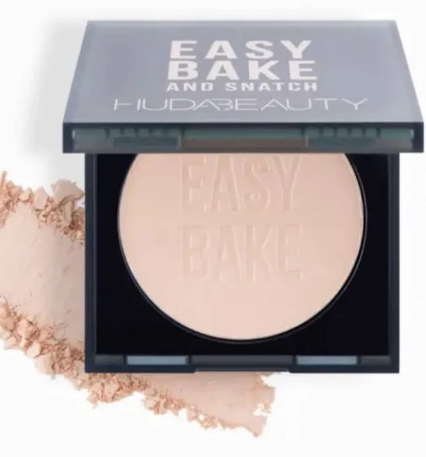 Huda Beauty Makeup | *New* Huda Beauty Easy Bake And Snatch Setting Powder | Color: Cream/Pink | Size: 8.5g | Porshamonet's Closet