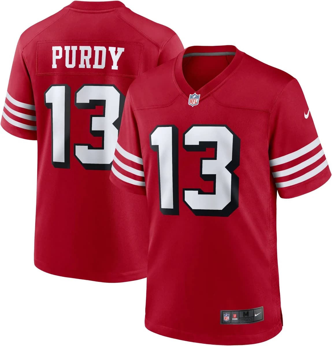 Nike Men's Brock Purdy #13 San Francisco 49ers Alternate Game Jersey