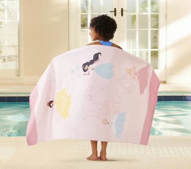 Disney Princess Castles Kid Beach Towel