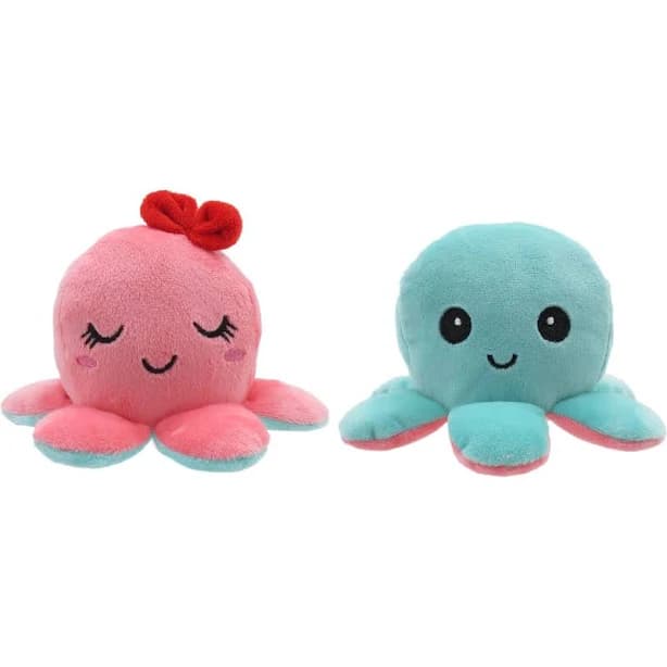 Linzy Toys Octopus Squeaky Plush Dog Toy