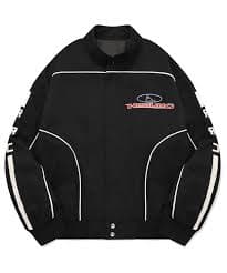 MUSINSA | RETRIEVER CLUB NASCAR JACKET [BLACK]